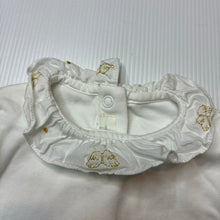 Load image into Gallery viewer, Girls Marie Chantal, designer soft cotton bodysuit / romper, embroidered collar, EUC, size 0000,  