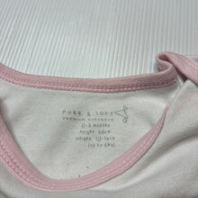 Load image into Gallery viewer, Girls PURE &amp; SOFT, cotton long sleeve top, elephant, EUC, size 000,  