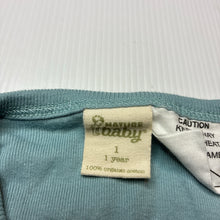 Load image into Gallery viewer, Boys NATURE baby, organic cotton singlet top, crocodiles, EUC, size 1,  