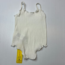 Load image into Gallery viewer, Girls SHEIN, ribbed singletsuit romper, NEW, size 00,  