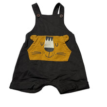 Load image into Gallery viewer, Boys Baby Berry, soft feel overalls / shortalls, tiger, EUC, size 00,  