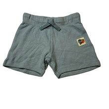 Load image into Gallery viewer, Unisex H&amp;M, blue waffle cotton shorts, elasticated, EUC, size 2,  