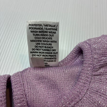 Load image into Gallery viewer, Girls Target, purple &amp; silver stretchy ribbed top, FUC, size 3,  