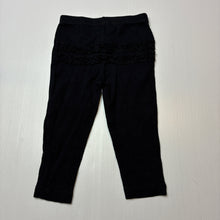 Load image into Gallery viewer, Girls Carters, black cotton leggings / bottoms, GUC, size 12 months,  