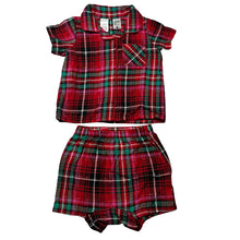 Load image into Gallery viewer, Girls Baby Berry, checked Christmas pyjamas, EUC, size 1,  