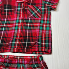 Load image into Gallery viewer, Girls Baby Berry, checked Christmas pyjamas, EUC, size 1,  