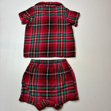 Load image into Gallery viewer, Girls Baby Berry, checked Christmas pyjamas, EUC, size 1,  