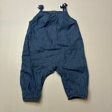 Load image into Gallery viewer, Girls Anko, lightweight chambray cotton overalls, GUC, size 00,  