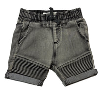 Load image into Gallery viewer, Boys Cotton On, soft feel stretchy denim shorts, elasticated, GUC, size 2,  
