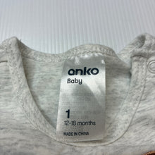 Load image into Gallery viewer, Unisex Anko, stretchy bodysuit / romper, lion, GUC, size 1,  