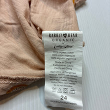 Load image into Gallery viewer, Girls RABBIT + BEAR, organic cotton top, rainbows, EUC, size 2,  