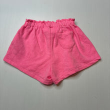 Load image into Gallery viewer, Girls Zara, Disney Baby pink marle shorts, elasticated, EUC, size 3-4,  