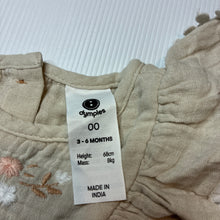Load image into Gallery viewer, Girls Dymples, embroidered crinkle cotton top, NEW, size 00,  