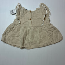 Load image into Gallery viewer, Girls Dymples, embroidered crinkle cotton top, NEW, size 00,  