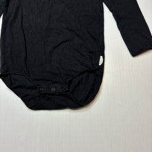 Load image into Gallery viewer, Unisex Bonds, black stretchy bodysuit / romper, GUC, size 2,  