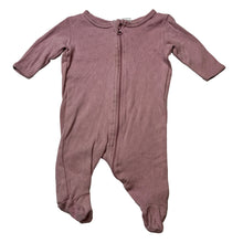 Load image into Gallery viewer, Girls 4 Baby, pointelle cotton zip coverall / romper, GUC, size 0000,  