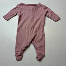 Load image into Gallery viewer, Girls 4 Baby, pointelle cotton zip coverall / romper, GUC, size 0000,  