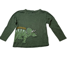 Load image into Gallery viewer, Boys Anko, cotton long sleeve tee / top, dinosaur, EUC, size 2,  