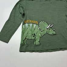 Load image into Gallery viewer, Boys Anko, cotton long sleeve tee / top, dinosaur, EUC, size 2,  