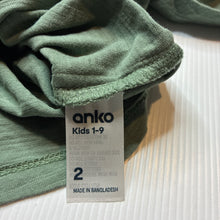 Load image into Gallery viewer, Boys Anko, cotton long sleeve tee / top, dinosaur, EUC, size 2,  
