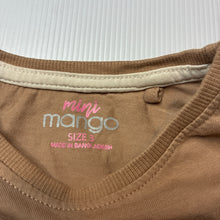 Load image into Gallery viewer, Girls Mango, cotton long sleeve tee / top, GUC, size 3,  