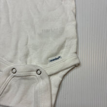 Load image into Gallery viewer, Unisex Gerber, white cotton onesies romper, EUC, size 0000,  