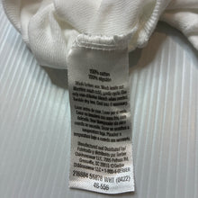 Load image into Gallery viewer, Unisex Gerber, white cotton onesies romper, EUC, size 0000,  