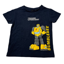 Load image into Gallery viewer, Boys TRANSFORMERS, BUMBLEBEE navy cotton tee / top, GUC, size 2,  