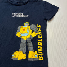 Load image into Gallery viewer, Boys TRANSFORMERS, BUMBLEBEE navy cotton tee / top, GUC, size 2,  