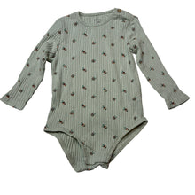 Load image into Gallery viewer, Girls KIABI, ribbed stretchy bodysuit / romper, GUC, size 0,  