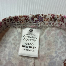 Load image into Gallery viewer, Girls Target, floral organic cotton blend leggings / bottoms, EUC, size 0000,  