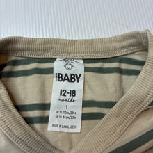 Load image into Gallery viewer, Boys Cotton On, striped cotton long sleeve tee / top, EUC, size 1,  
