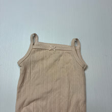 Load image into Gallery viewer, Girls H&amp;M, pointelle cotton singletsuit romper, GUC, size 0000,  
