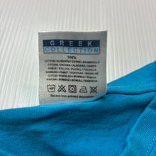 Load image into Gallery viewer, Boys Greek Collection, blue cotton tee / top, EUC, size 2,  