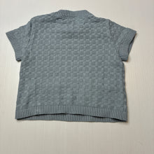 Load image into Gallery viewer, Unisex Baby Baby, knitted cotton short sleeve top, EUC, size 0,  