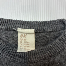Load image into Gallery viewer, Boys H&amp;M, knitted cotton sweater / jumper, GUC, size 1,  