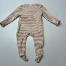 Load image into Gallery viewer, Unisex Bonds, ribbed stretchy zip coverall / romper, EUC, size 0000,  