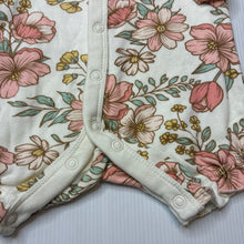 Load image into Gallery viewer, Girls Baby Berry, floral soft cotton romper, EUC, size 0000,  