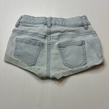Load image into Gallery viewer, Girls Anko, blue stretch denim shorts, adjustable, FUC, size 2,  