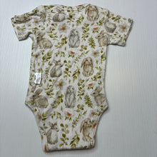 Load image into Gallery viewer, Girls Julien &amp; Co, soft feel bamboo / cotton bodysuit / romper, EUC, size 000-00,  