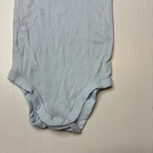 Load image into Gallery viewer, Unisex Anko, blue cotton bodysuit / romper, GUC, size 0,  