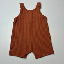 Load image into Gallery viewer, Unisex H&amp;M, waffle overalls / shortalls, EUC, size 0,  