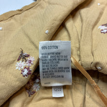 Load image into Gallery viewer, Girls Anko, embroidered corduroy cotton dress, GUC, size 000, L: 30cm