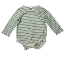 Load image into Gallery viewer, Unisex Anko, striped stretchy bodysuit / romper, EUC, size 00,  