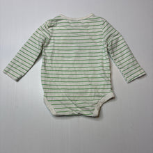 Load image into Gallery viewer, Unisex Anko, striped stretchy bodysuit / romper, EUC, size 00,  