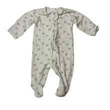 Load image into Gallery viewer, Girls Target, stretchy organic cotton blend zip coverall / romper, EUC, size 0000,  