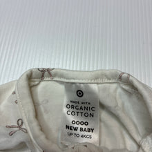 Load image into Gallery viewer, Girls Target, stretchy organic cotton blend zip coverall / romper, EUC, size 0000,  