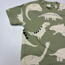 Load image into Gallery viewer, Boys H&amp;M, cotton tee / top, dinosaurs, GUC, size 2,  