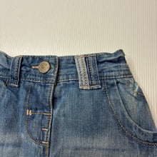 Load image into Gallery viewer, Girls Next, blue denim skirt, adjustable, GUC, size 1,  
