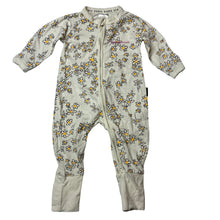 Load image into Gallery viewer, Girls Bonds, floral zip wondersuit / zippy / romper, EUC, size 000,  